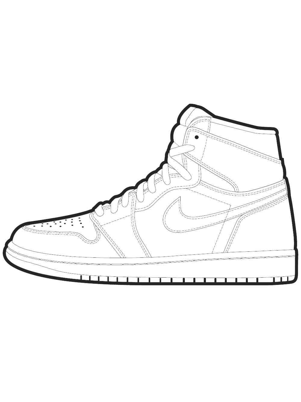 Air jordan coloring pages
