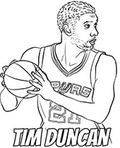 Printable michael jordan coloring page