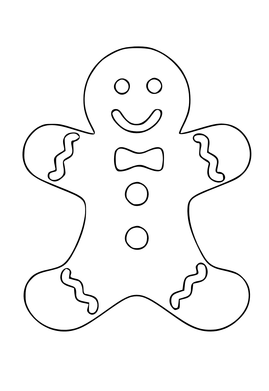 Free printable gingerbread man template coloring page sheet and picture for adults and kids girls and boys