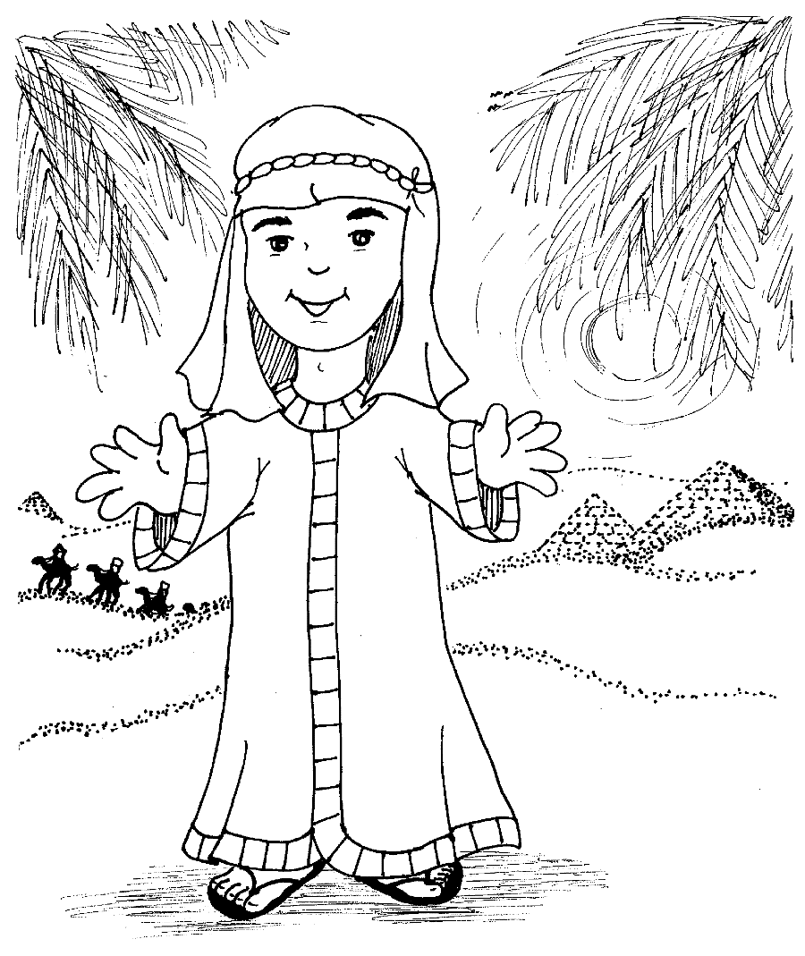 Joseph coloring pages