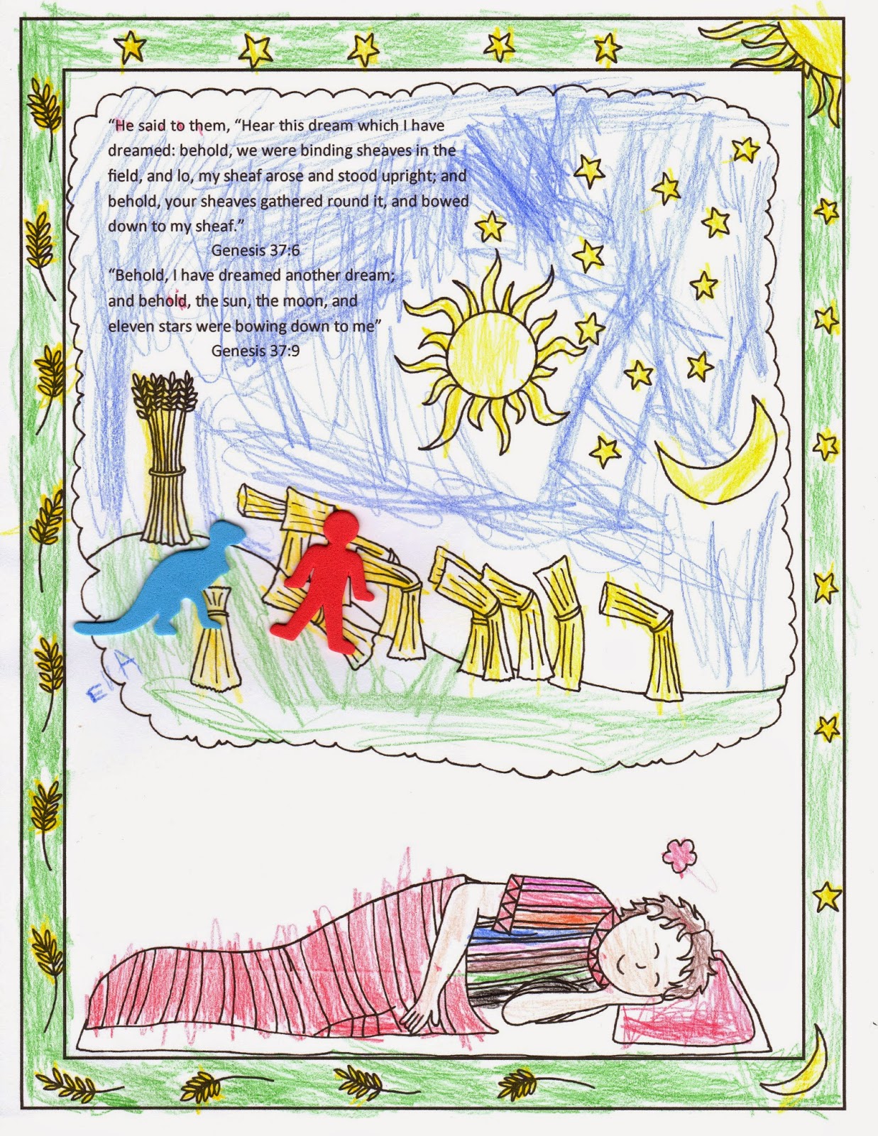 Joseph the dreamer coloring pages part