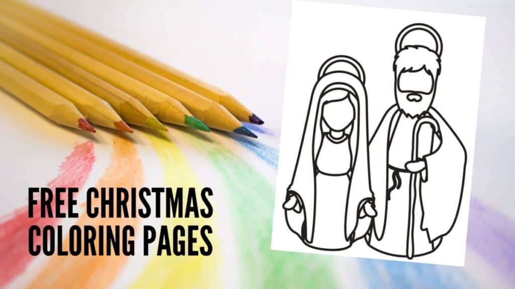 Free christmas coloring pages