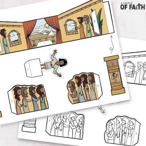 Joseph forgives his brothers â easy bible crafts for kids
