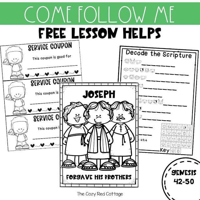 The cozy red cottage free e follow me lesson helps genesis