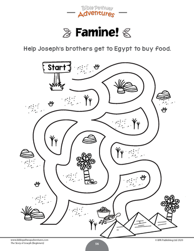 Joseph activity book for beginners teaching resources
