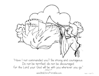 Joshua bible printables