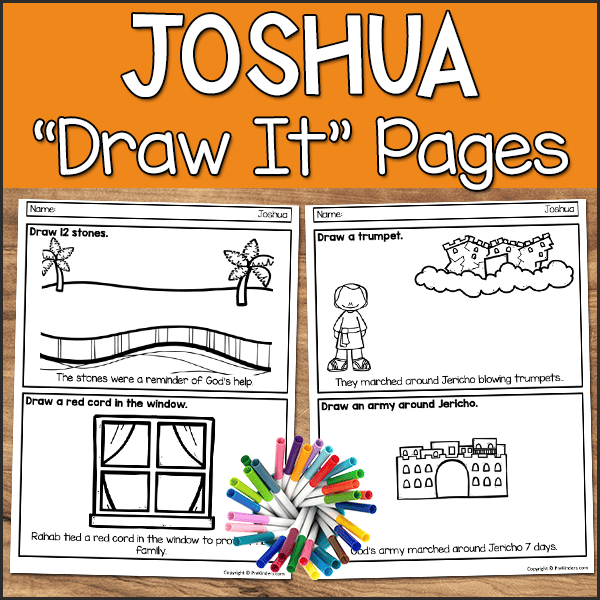 Joshua the battle of jericho christian preschool activities