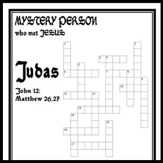 Judas cross word