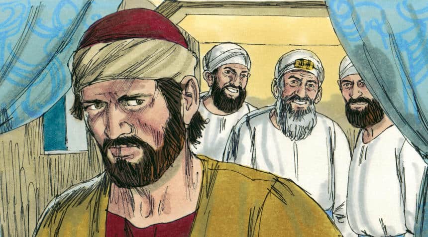 Bible review skit about judas