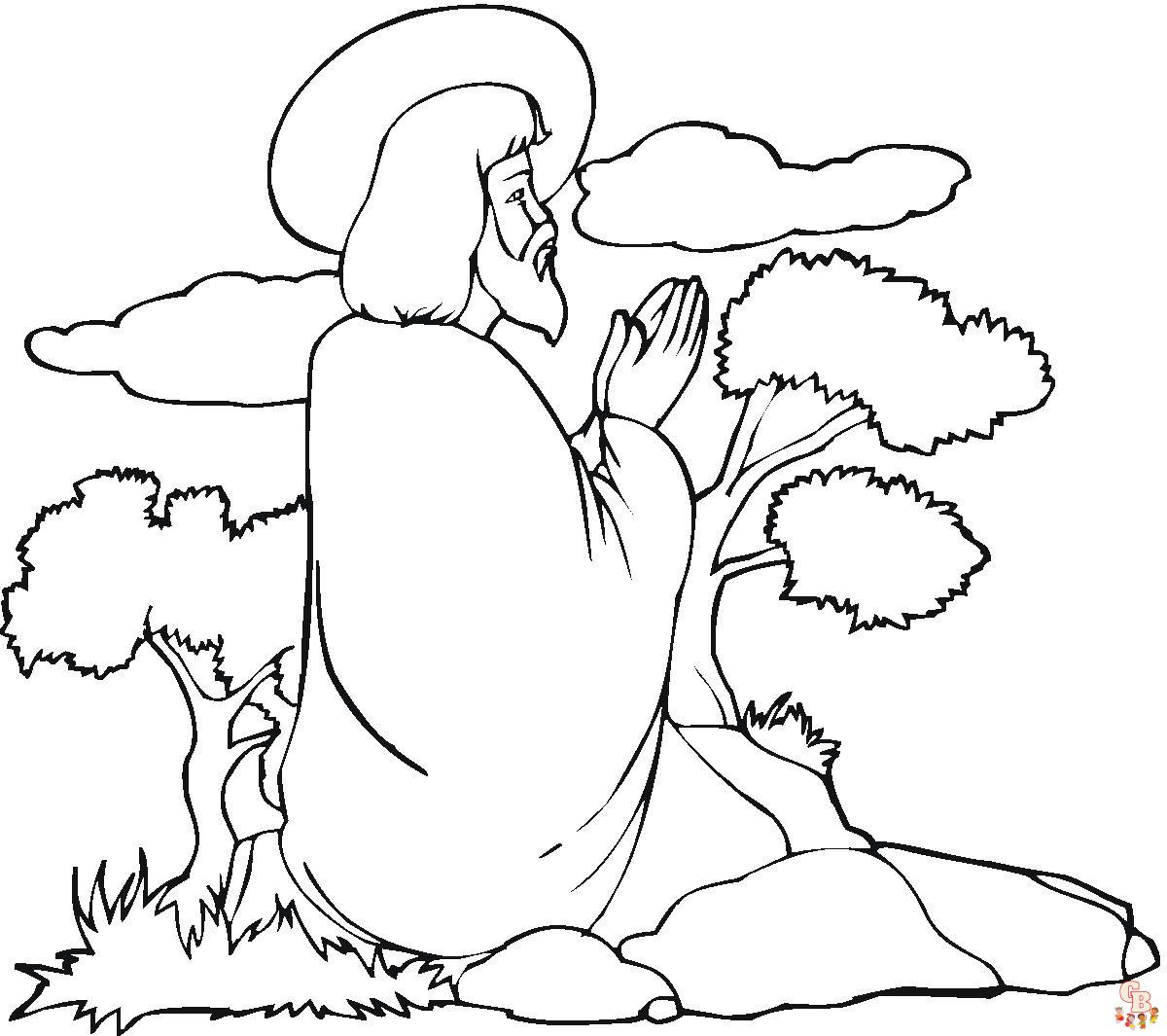 Fun jesus coloring pages for kids