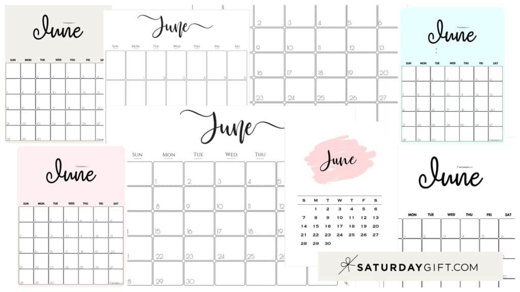 June calendar