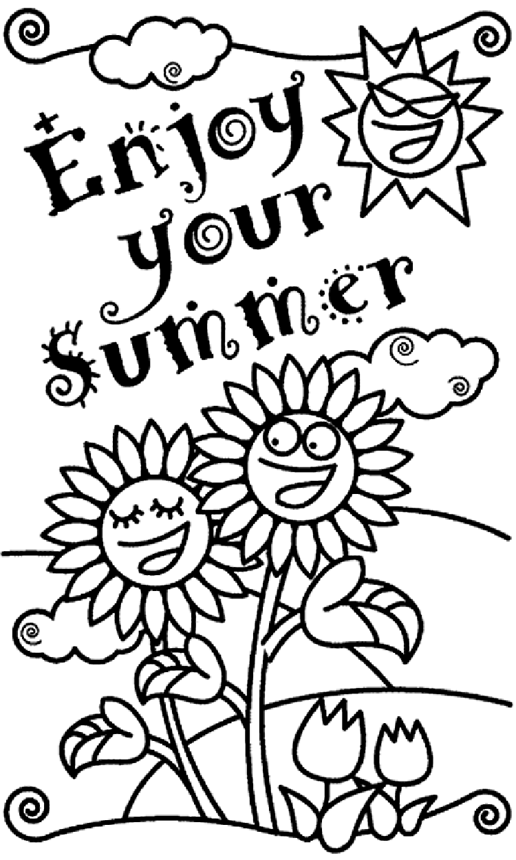 June coloring pages