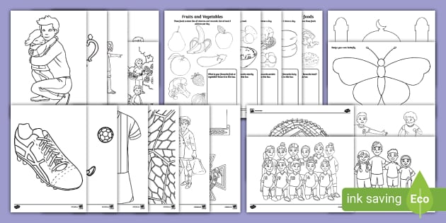 Ks june louring pages teacher made