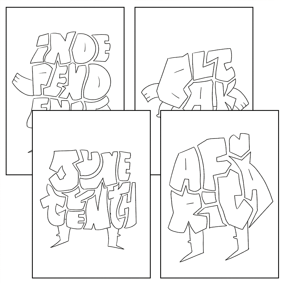 Juneteenth coloring pages for kids black independence day worksheet activity made by teachers