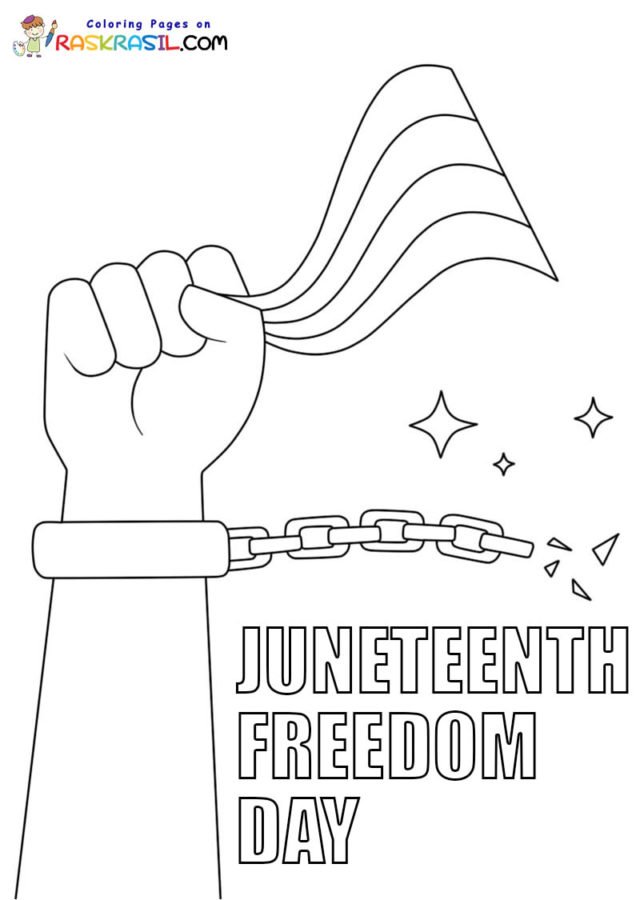 Juneteenth coloring pages printable for free download