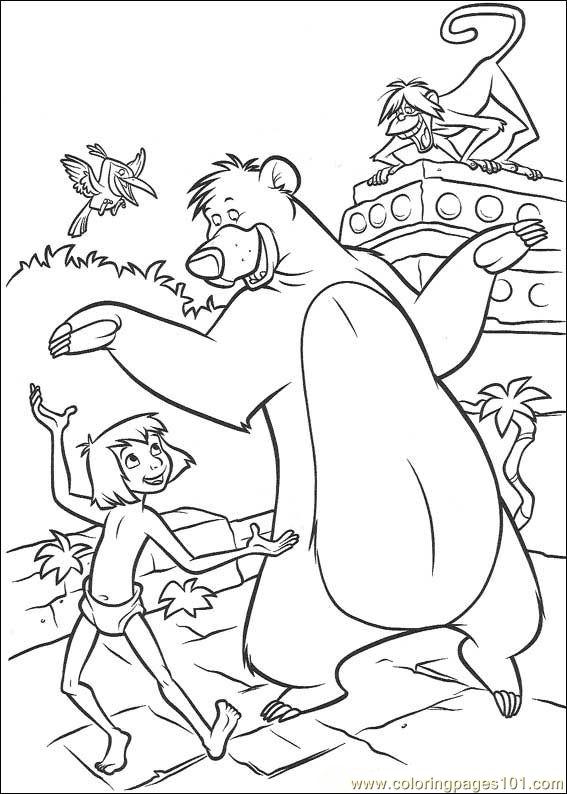 Jungle book coloring pages