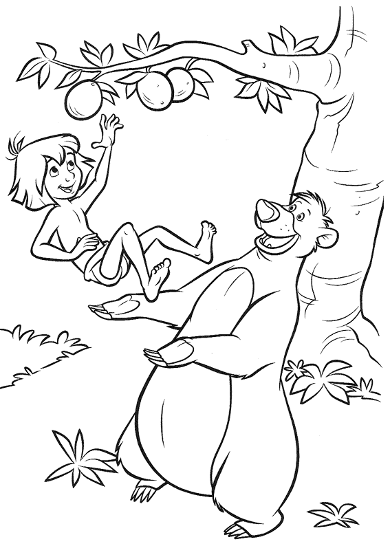Jungle book coloring pages