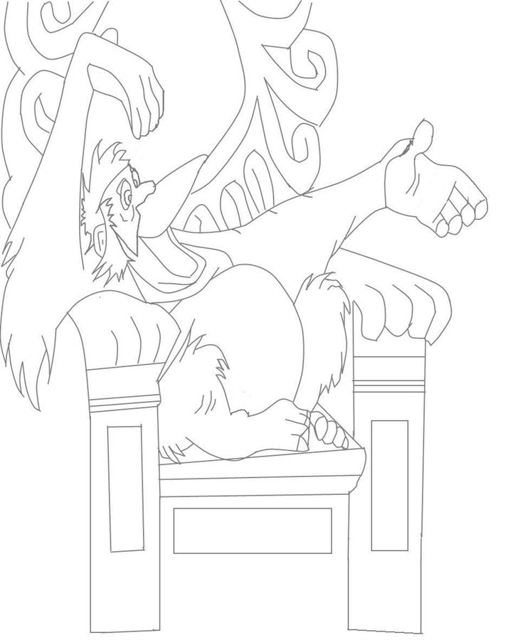 The jungle book cartoon characters coloring pages