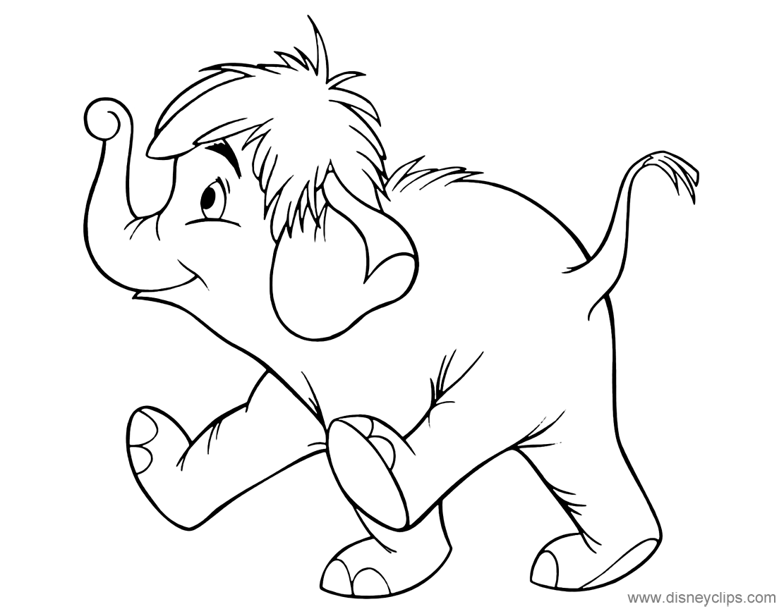 Disneys the jungle book coloring pages