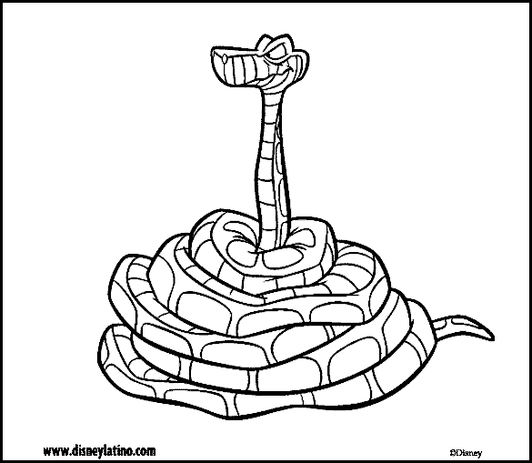 The jungle book coloring pages
