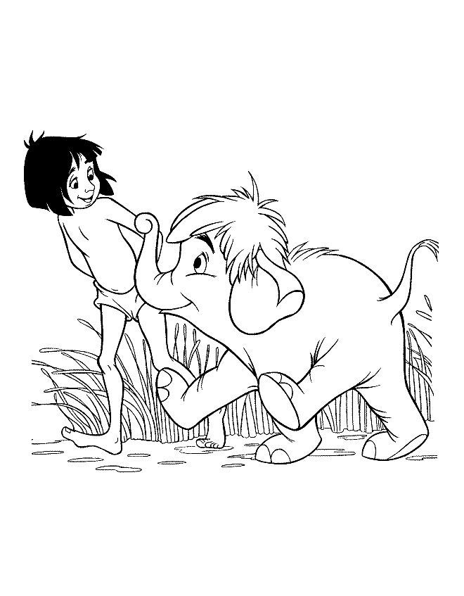 Junior jungle book disney coloring pages cartoon coloring pages jungle book disney