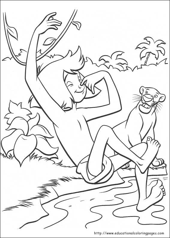 Jungle book coloring