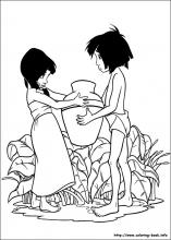 Jungle book coloring pages on coloring