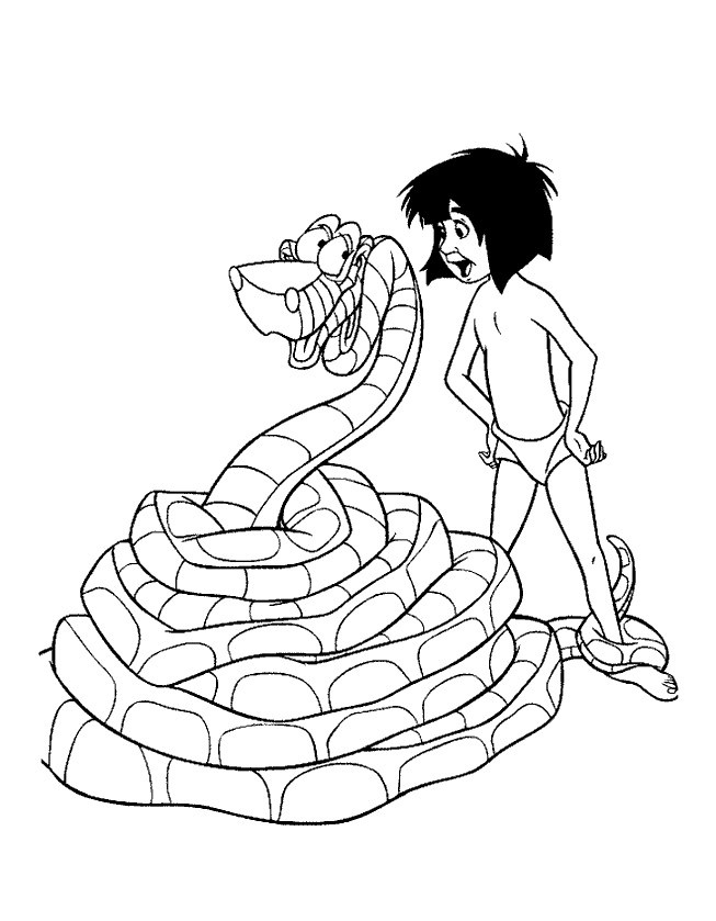 Jungle book coloring pages