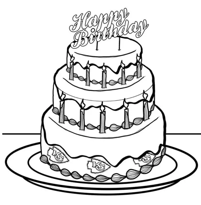 Kansas city chiefs birthday cake fãrbung seite