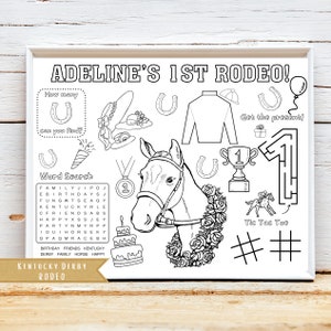 Kentucky derby coloring