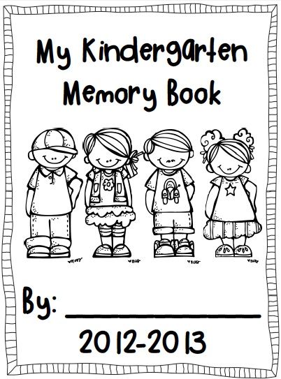 Memory book kindergarten memory book school kindergarten books