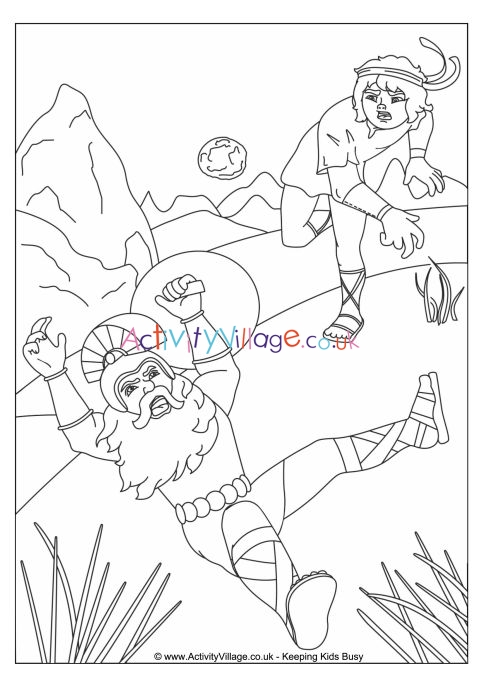 David and goliath louring page
