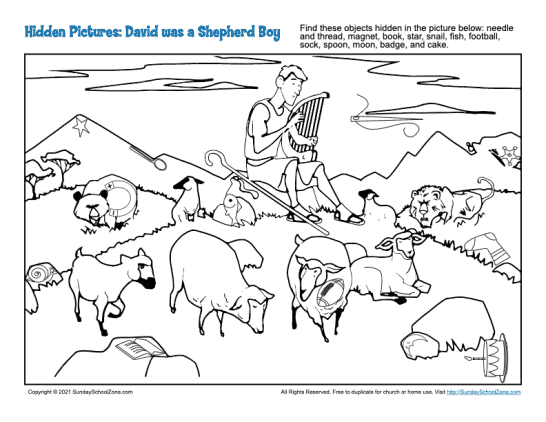Free printable david bible activities on sunday school zone