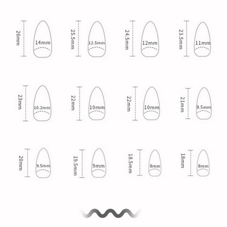 Black gradient almond fake nails minimalist white lines printed long lasting safe material waterproof false nails for women and girl nail salon jelly glue model