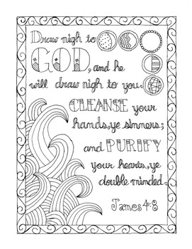 Kjv bible coloring pages by simply joyful music tpt