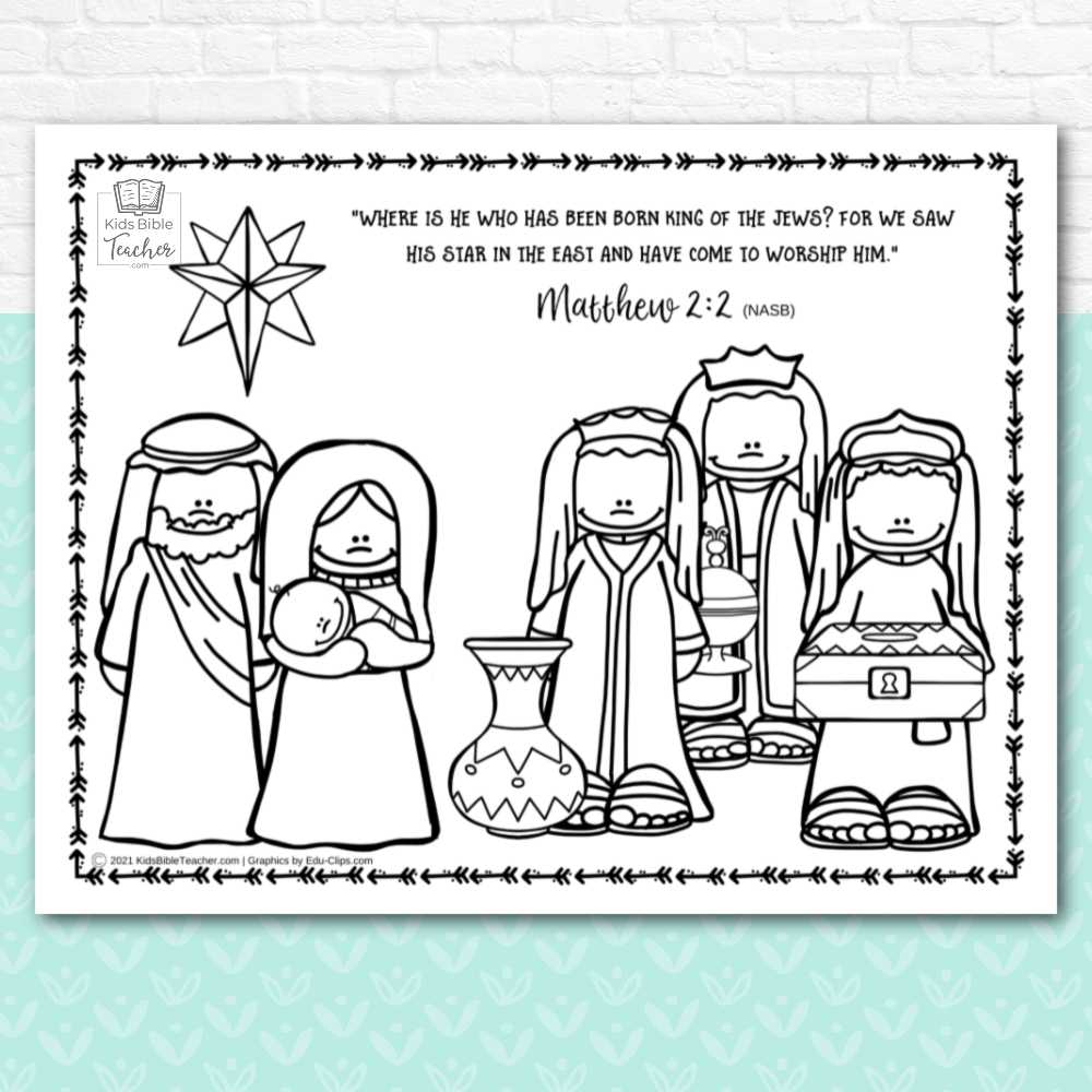 Christmas picture pages for kids
