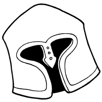 Knights helmet coloring pages