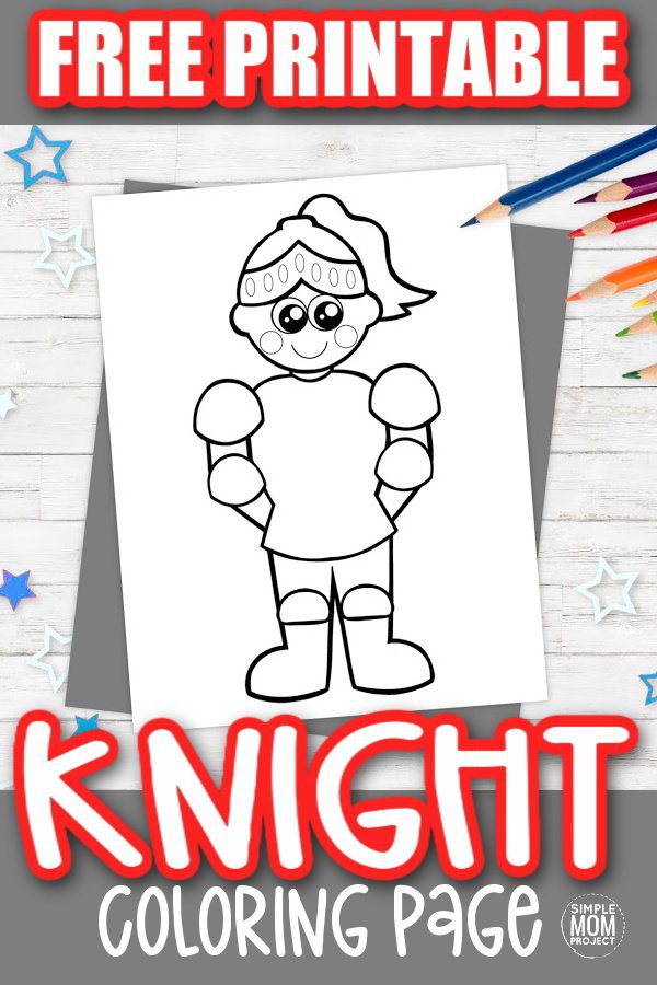 Free printable knight template â simple mom project