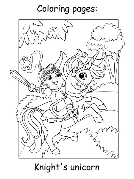 Thousand coloring book knight royalty