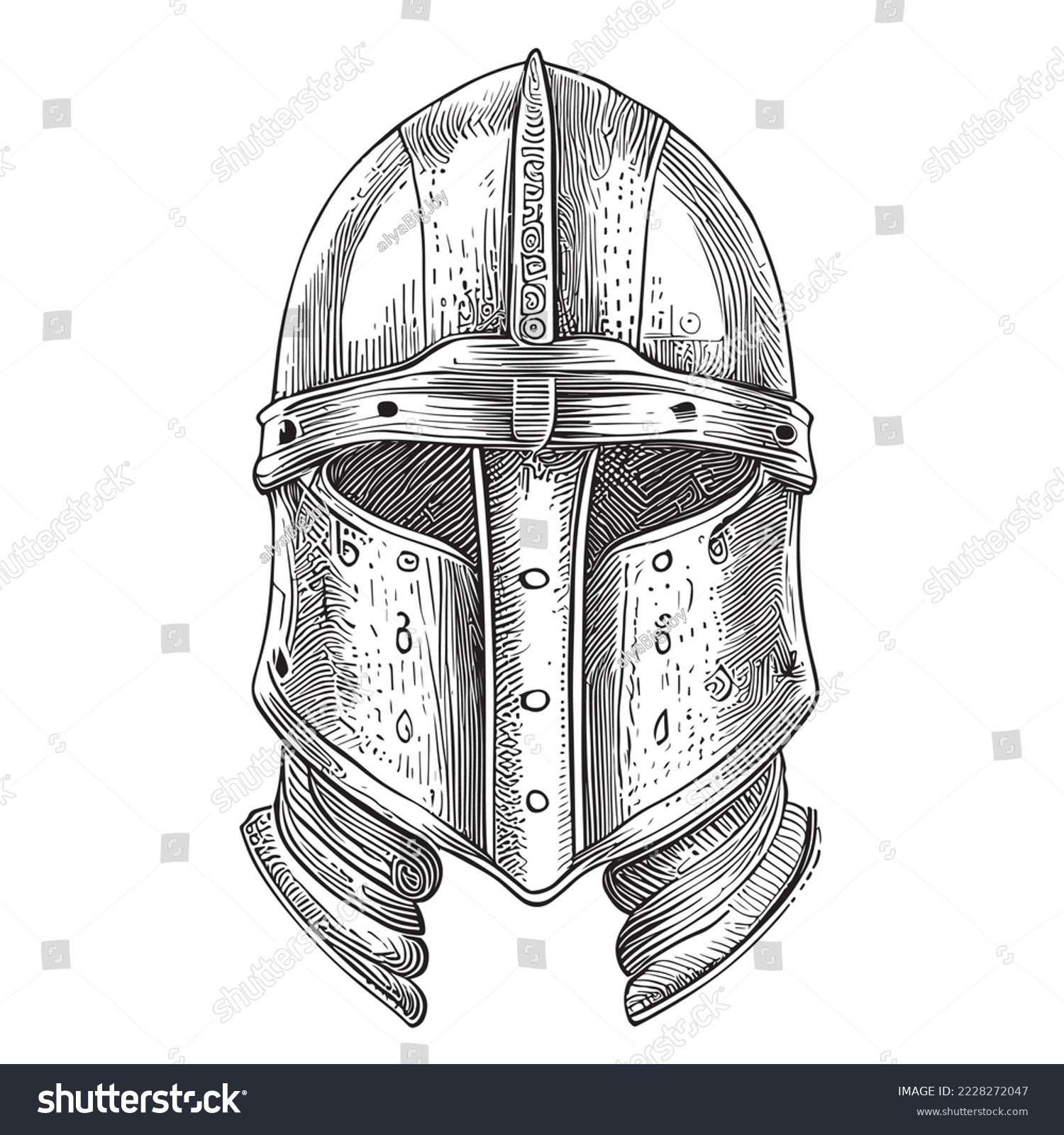 Knight helmet drawn photos images and pictures