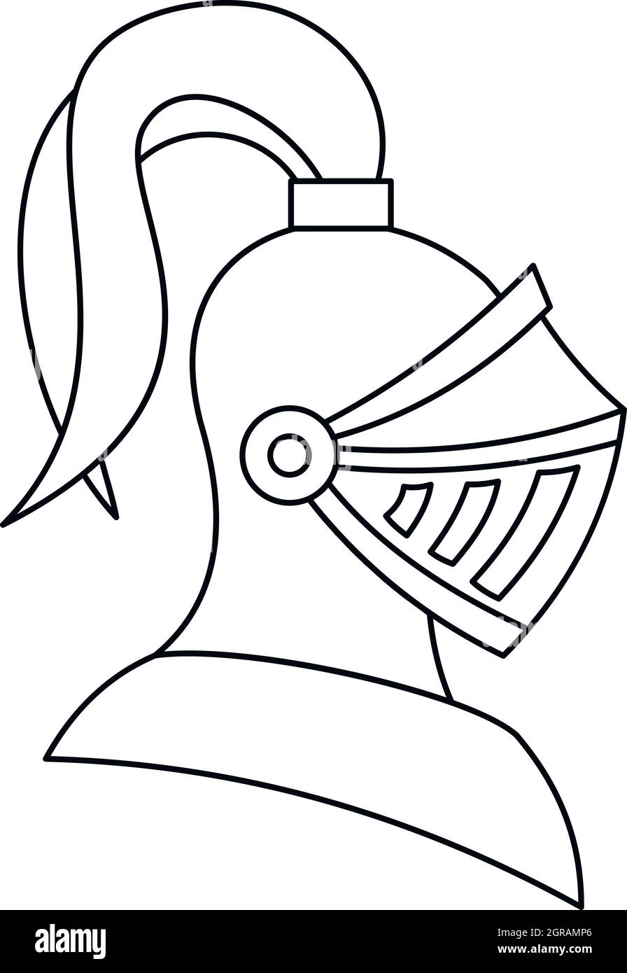 Knight helmet cut out stock images pictures