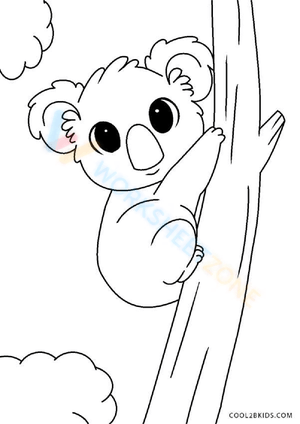 Cute koala worksheet