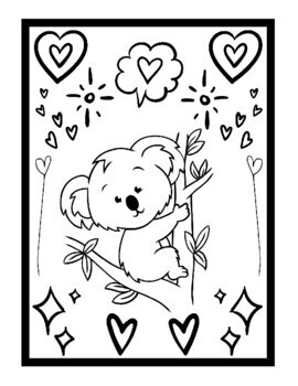 Adorable koala coloring pages for kids printable koala coloring sheets pdf