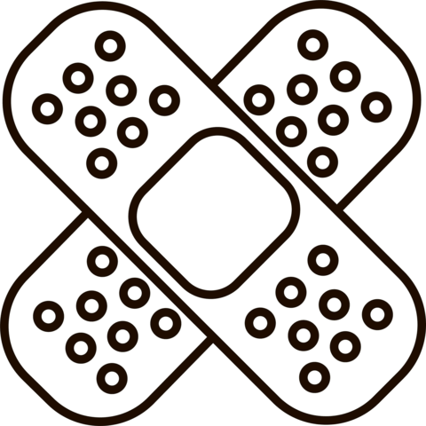 Band aid coloring page free printable coloring pages