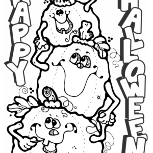 Halloween pumpkin coloring pages printable for free download