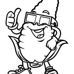 Corn coloring pages printable for free download