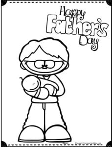 Free fathers day coloring pages