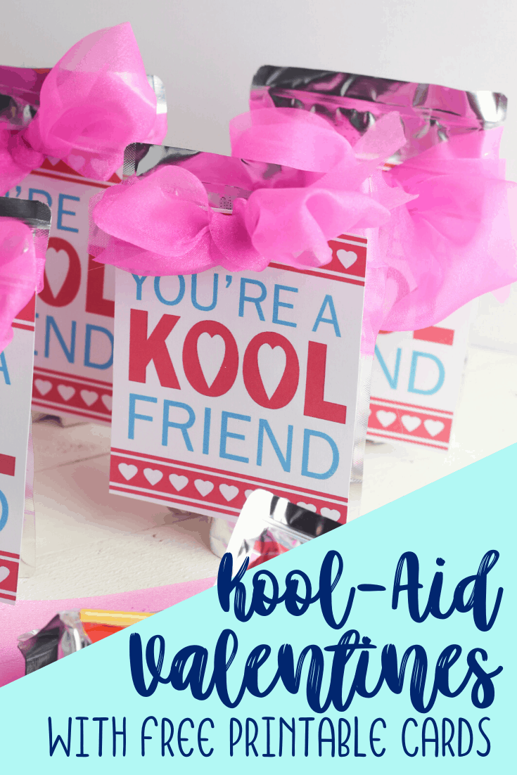 Kool aid valentines with free printable