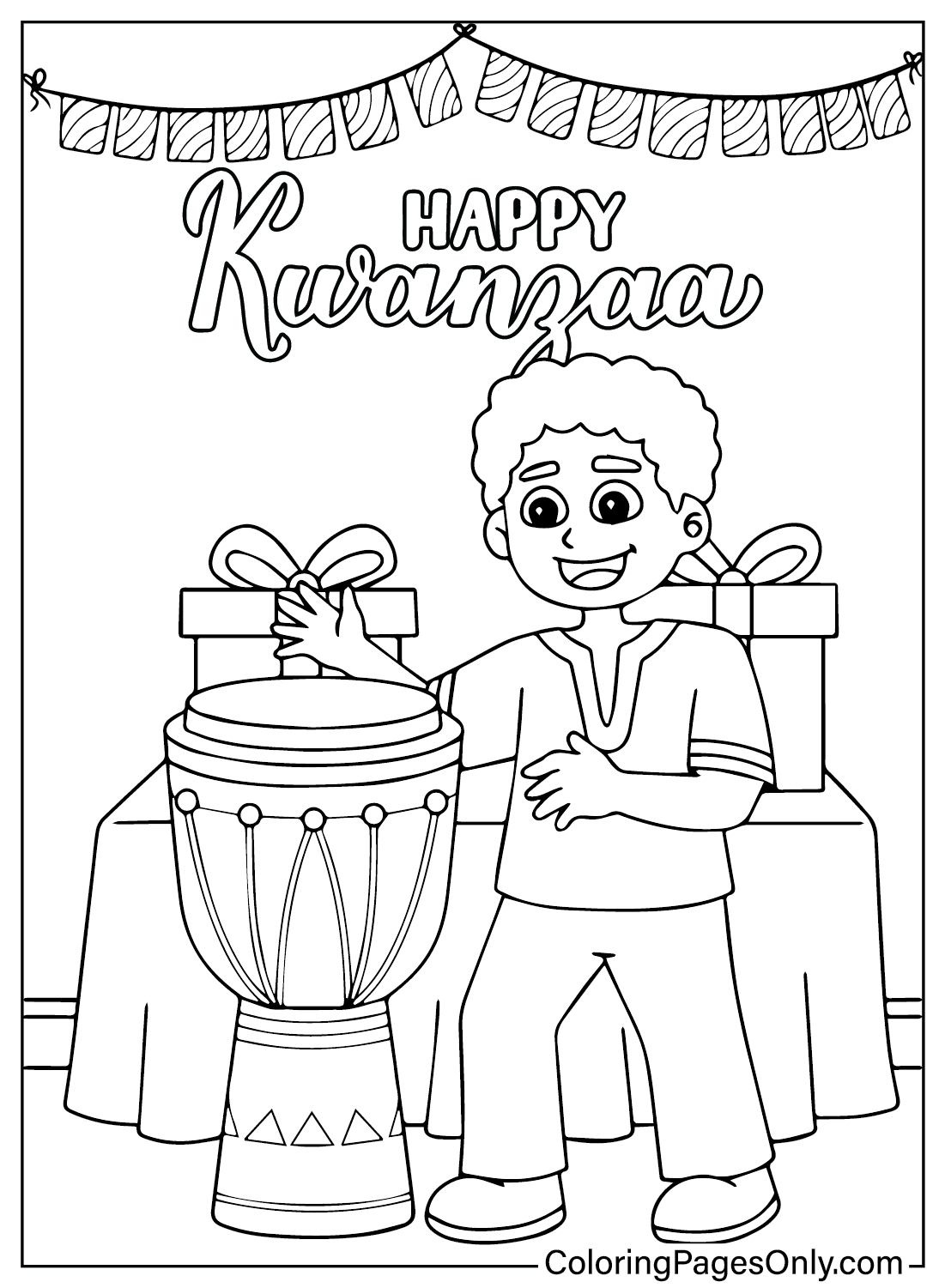 Kwanzaa coloring pages