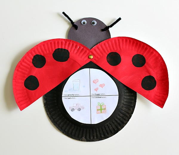 Printable grouchy ladybug craft